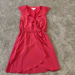 BCBG Generation Pink Ruffle Dress